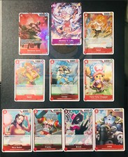 Carte One Piece Set de 10 cartes de l'équipe de Chapeau de Paille LUFFY Français