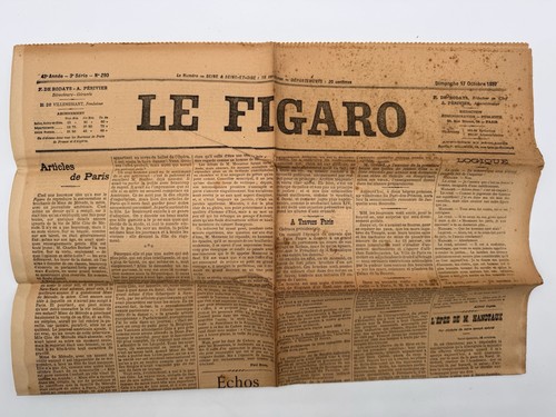 Journal figaro 17 - le, du