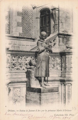 Orleans statue jeanne d - orleans,