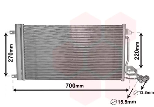 Condenseur climatisation van - condenseur,
