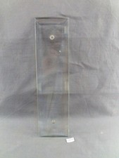 1 plaque de propreté en verre transparent biseauté 27,5 x 7,5 cm (CR29)