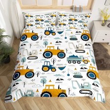 Hom Housse Couette 200x200 Enfant Voiture De Dessin Animé Sets De Housses De ...