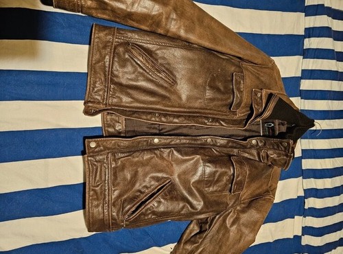 Veste cuir tom collins - cuir,