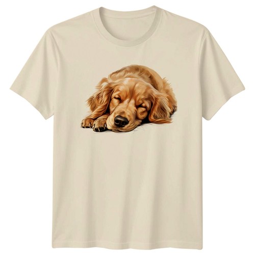 Sleeping golden retriever - sleeping,