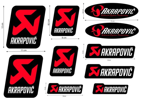 Stickers akrapovic ducati - fe,