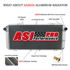 2 Row Aluminum Radiateur