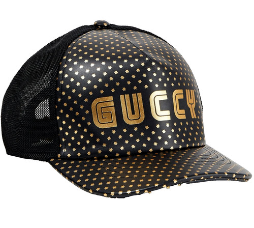 Gucci sega casquette cuir - en,