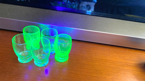 Ancien verre ouraline - ancien,
