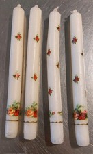 lot 4 bougies Royal Albert Old
