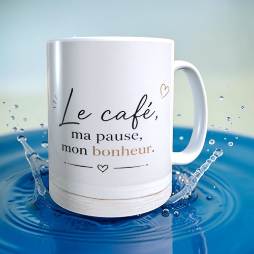 Mug humour café - le, pause