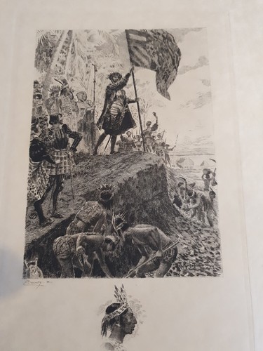 Antique french gravure eugène - antique,