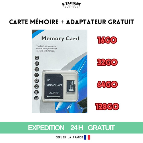 Carte mémoire micro - sd, +
