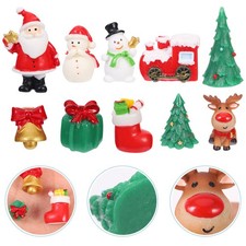 10pcs vitrine ornement décoration de bureau décoration de noël ornement de noël