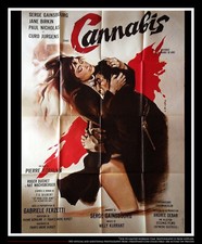 CANNABIS ? Serge Gainsbourg Large French Grande Vintage Movie Poster Original