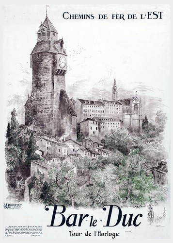 Affiche chemin fer - fer, est