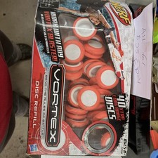 An assortment of Nerf toys