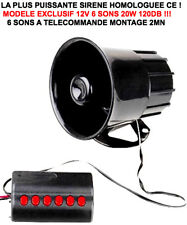 115DB! SIRENE ELECTRONIQUE 12V