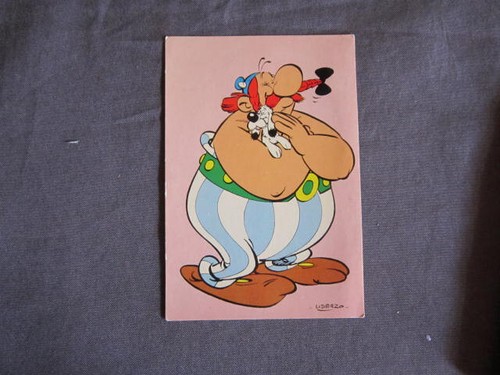 Asterix carte postale - carte, obelix