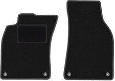 Tapis de sol avant en Velours noir pour Audi A6 C6 2004-2006 