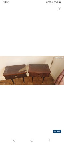 Paire tables chevet - paire,