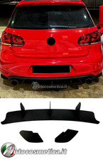 VOLET DIFFUSEUR ARRIÈRE SPLITTER NOIR POUR VOLKSWAGEN GOLF 6 GTI 2008-2013