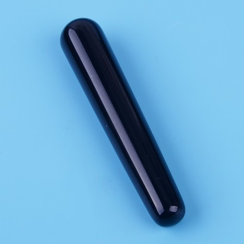 Black obsidian gemstone - black,