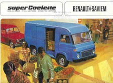 SAVIEM SUPER GOELETTE - 1966 / catalogue brochure dépliant prospectus