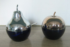 Salière Sucrier.. Poire & Pomme Mayelle Classic Stainless Vintage