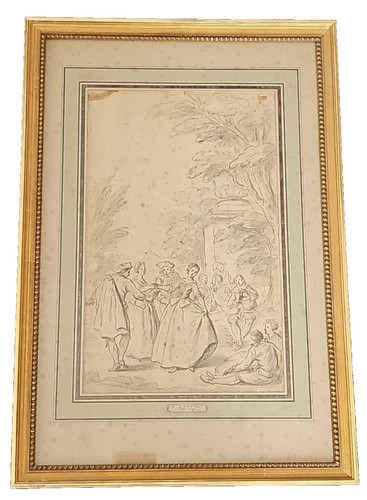 Xviiie 1720 dessin etude - etude, goût