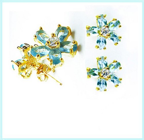 Boucles oreilles fleur - boucles,