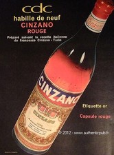 PUBLICITE APERITIF CINZANO
