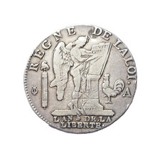 LOUIS XVI 1/2 écu de trois