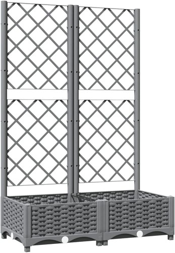 Jardinière avec treillis