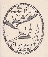 ✒ EX LIBRIS August Kopal -
