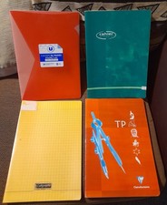 4 cahiers 21 x 29.7 grand et