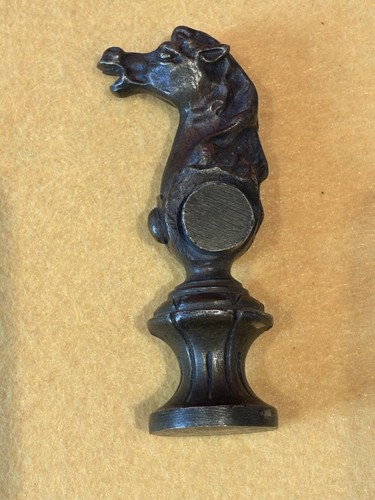 Sceau bronze cheval art - bronze,
