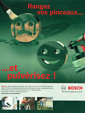 Publicité Advertising 0524  2008  Bosch  pulvérisateur  pistolet peinture  outil