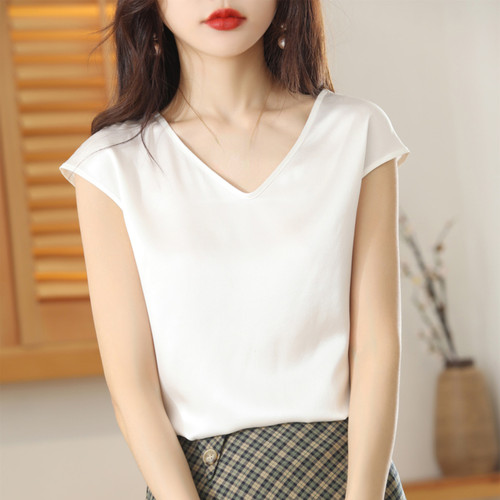 Femme faux soie haut satin - femme,