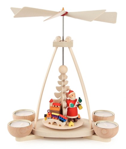 Pyramide avec père - avec, noël