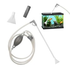 Aspirateur Aquarium 1.9M Nettoyage Aquarium Siphon Kit de Gravier Daquariu Po...