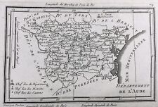 Aude en 1791 Bugarach Tuchan Durban Limoux Sigean Leucate Portel Lagrasse Névian