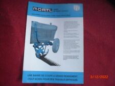 PROSPECTUS    PUBLICITAIRE   BARRE DE COUPE LATERALE MORTL / FORD 2000 ET 3000