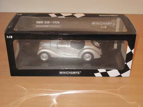 Minichamps bmw 328 - 328, argent