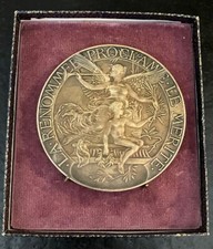 Grosse médaille bronze Merite Exposition ￼ gastronomique Paris 1927 Caviar Russe