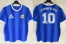 Maillot LE COQ SPORTIF LA MANO DE DIOS Maradona Argentine vintage shirt 1986 M