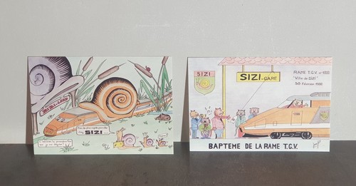 Lot carte postale - ×,