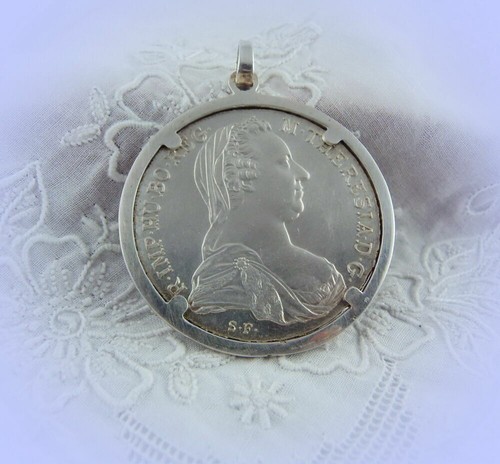 Pendentif argent piece - en,
