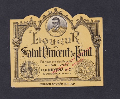 Ancienne étiquette alcool - ancienne,