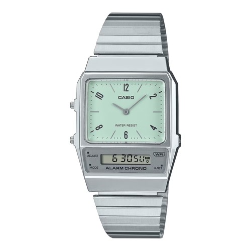Casio montre argent analogique - argent,