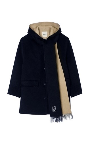 Sandro wool coat with - wool,